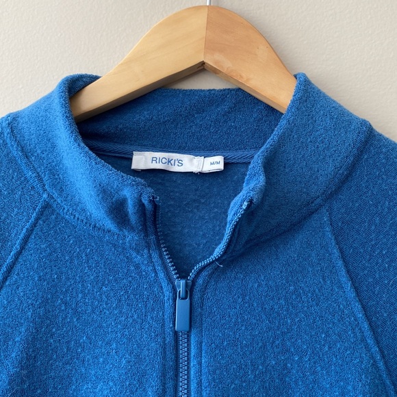Ricki’s Half Zip Terry Sweatshirt - Size Medium - Picture 3 of 9